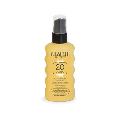 Abbildung von Angstrom Protect Sonnenmilch Spray LSF 20, feuchtigkeitsspendende und langanhaltende Wirkung, geeignet für empfindliche Haut, 175 ml