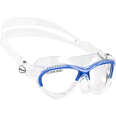 Abbildung von Cressi Premium Schwimmbrille Kinder 7/15 Jahre 100% UV Schutz + Tasche Hergestellt in Italien