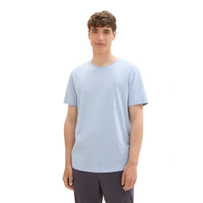 Abbildung von TOM Tailor Denim Tshirt basic, Herren, Größe: Small, Brunnera blue