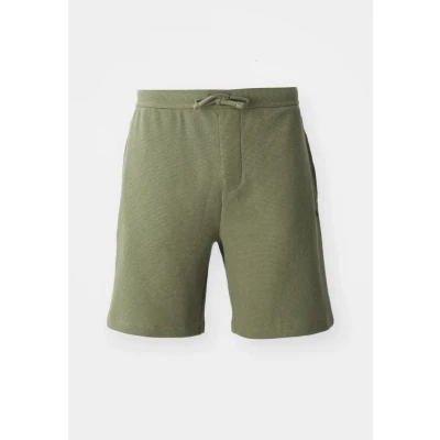 Abbildung von BOSS Waffle Nachtwäsche Hose, Herren, Größe: Small, Open green