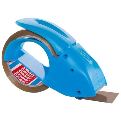 Abbildung von tesa Klebeband tesapack Abroller (Packung, 1 St) Packbandabroller für sicheres Verpacken Packband bis 48 mm