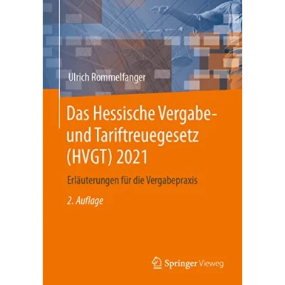 Abbildung von Das Hessische Vergabe und Tariftreuegesetz (HVGT) 2021: Erläuterungen für die Vergabepraxis