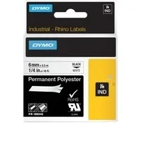 Abbildung von Dymo 1805442 (6 mm) Schwarz bis weiß Tape