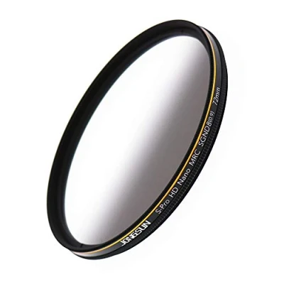 Abbildung von JONGSUN 72mm ND Filter, Grauer Verlaufsfilter Neutraldichtefilter, 18 Schichten Mehrfachbeschichtung, Optisches Glas Schott B270, CSGND8 (0,9) 3 Stop
