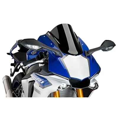 Abbildung von Puig Scheibe Racing Wind screen schwarz Yamaha R1 2015 2016