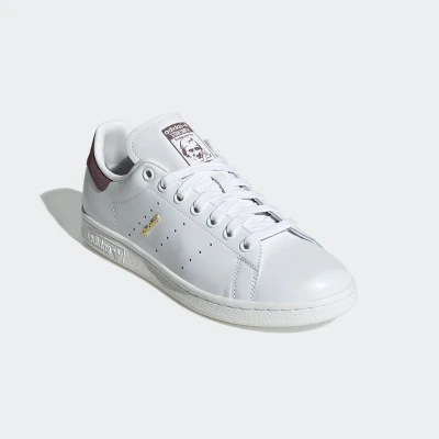 Abbildung von adidas Originals STAN Smith Sneaker low, Damen, Größe: 37 1/3, Footwear white/gold metallic/shadow figure Leder