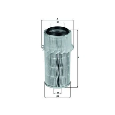 Abbildung von Mahle Knecht LX 682 Luftfilter