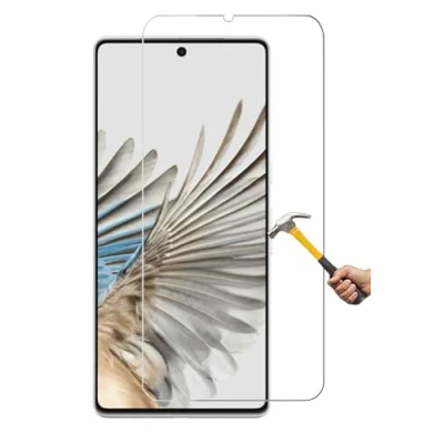 Abbildung von ino Schutzglas kompatibel mit Panzerglas Google Pixel 7 Pro Panzerfolie Displayschutzglas Harte Schutzfolie Glasfolie 9H Härte Displayglas