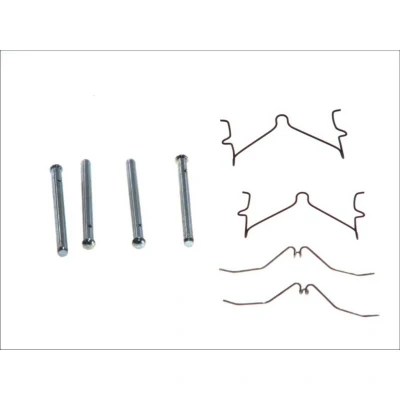 Abbildung von QUICK BRAKE 109 1126 Zubehörsatz, Scheibenbremsbelag MAZDA: FAMILIA 4, 323 P V Schrägheck, C IV Schrägheck
