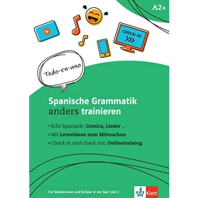 Abbildung von Spanische Grammatik anders trainieren: Übungsbuch mit digitalen Extras