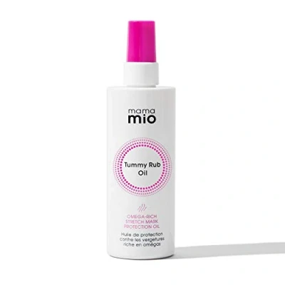 Abbildung von Mama Mio Bauchreibeöl, 120 ml, geeignet für Schwangere, vegan, tierversuchsfrei, dermatologisch getestet