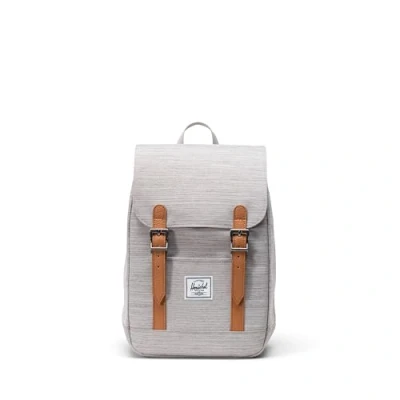 Abbildung von Herschel Supply Co Retreat Mini Rucksack, Hellgrau Kreuzschraffur, Einheitsgröße, Retreat™ Rucksack