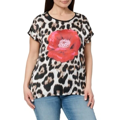 Abbildung von Key Largo Round Tshirt print, Damen, Größe: Large, Black