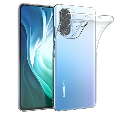 Abbildung von EAZY CASE Hülle kompatibel mit Xiaomi Mi 11i 5G Schutzhülle Silikon, Ultra dünn, Slimcover, Handyhülle, Silikonhülle, Backcover, Durchsichtig, Klar Transparent