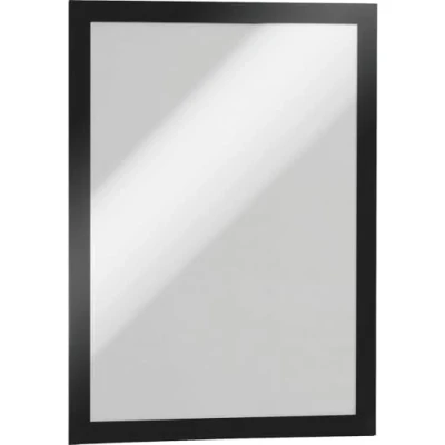 Abbildung von Durable Info Rahmen Duraframe (A4, selbstklebend mit Magnetverschluss) 10 Stück, schwarz, 488201