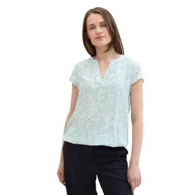 Abbildung von TOM Tailor Bluse, Damen, Größe: 36, Blue tiny flower design
