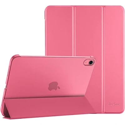 Abbildung von ProCase Hülle für 2022 10,9&quot; iPad 10. Generation 10 Case 10,9 Zoll Modell A2696 A2757, Leicht Dünn Hart Schutzhülle Smart Folio Cover Kompatibel mit Pink