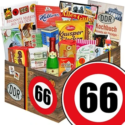 Abbildung von DDR Paket/Geschenk Süß/Geburtstag 66 / Geschenk Idee Vater
