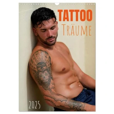 Abbildung von Tattooträume (Wandkalender 2025 DIN A3 hoch), CALVENDO Monatskalender