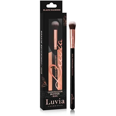 Abbildung von Luvia Concealer Pinsel Buffer Brush E101 Concealerpinsel In Schwarz/Roségold Vegane Kosmetik Schminkpinsel/Kosmetikpinsel