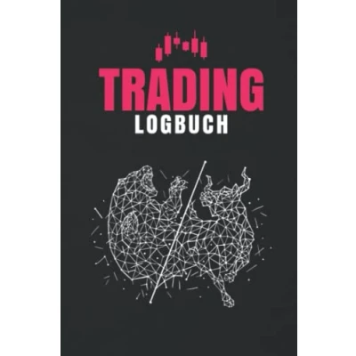 Abbildung von Trading Logbuch: Tagebuch zum Notieren von Investionen in Kryptowährungen und Kursbewegungen an der Kryptobörse