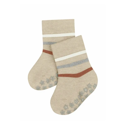 Abbildung von Falke Multi Stripe CP Socken für Kinder, Größe: 80/92, Sand mel