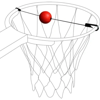 Abbildung von Pure 2Improve Basketballkorb Zieltrainer, roter Ball
