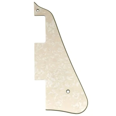 Abbildung von Musiclily Gitarren Schlagbrett Pickguard für China Made Epiphone Les Paul Standard Modern Style,4 lagig Parchment Pearl