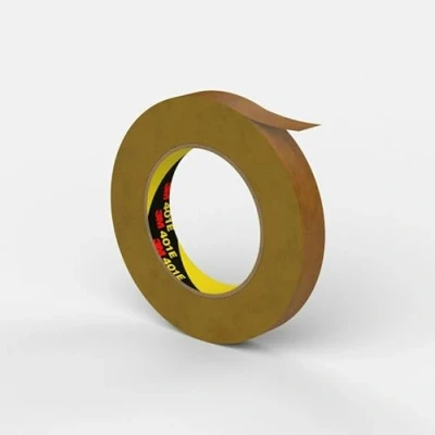 Abbildung von 3M 401E Kreppklebeband, 18 mm x 50 m, Industrie und Lack Abdeckarbeiten, Beige (48 er Pack)