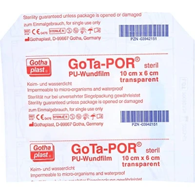 Abbildung von GOTA POR PU Wundfilm 10x6cm steril 1 St