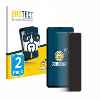 Abbildung von BROTECT (2 Stück Anti Spy Blickschutzfolie für Xiaomi Redmi A3 Privacy Screen Protector [Displayschutz Folie, Sichtschutz, Blaulichtfilter]