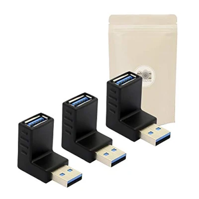 Abbildung von X3 Adapter Winkel männliche weibliche USB 3.0 3 rechts 90 Elbobow Typ A Up Adaptive französische Marke