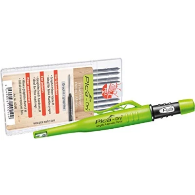 Abbildung von Pica Marker Dry Longlife Automatic Pen 3030 + 10 St. Graphit Mine 4050, Ersatzminen, Härte H