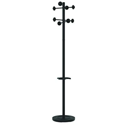 Abbildung von Unilux Accueil Garderoben Ständer, mit Schirmständer, 175 cm hoch, schwarz