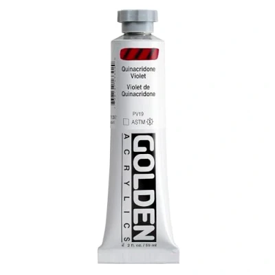 Abbildung von Pro Art Wandbild Golden Heavy Body Acrylfarbe 2 oz quinacridone violett