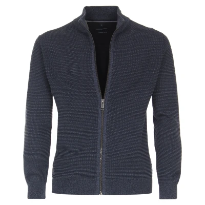 Abbildung von Casamoda UNI Strickjacke, Herren, Größe: 5XL, Dunkelblau