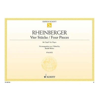 Abbildung von Vier Stücke: Orgel.: Organ. (Edition Schott Einzelausgabe)