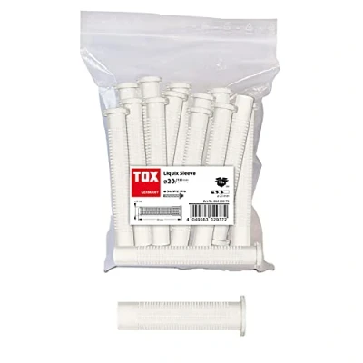 Abbildung von TOX Verbundmörtelzubehör Liquix Sleeve Siebhülsen 20x130 mm, Inhalt 10 Stück, 08460079