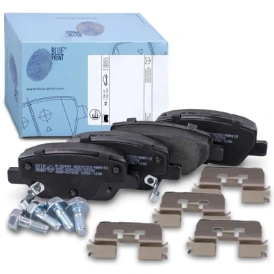 Abbildung von BLUE PRINT ADBP420038 Bremsbelagsatz Hinterachse mit akustischer Verschleißwarnung Befestigungsmaterial FIAT: Tipo Kombi