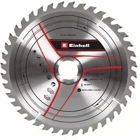 Abbildung von Original Einhell Kreissägeblatt 210x30 (Sägen Zubehör, Ø 210 mm, Aufnahme 30 40 Zähne, Schnittbreite 1,8 für Akku Zug Kapp Gehrungssägen &amp; Tischkreissägen)