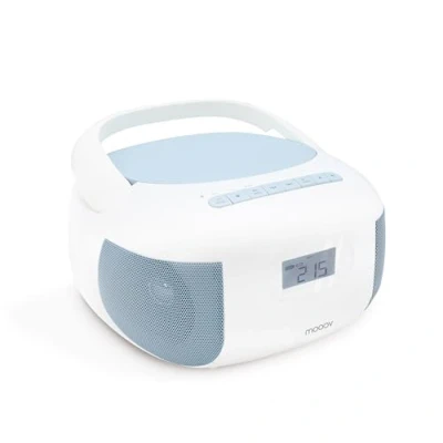 Abbildung von Metronic CD Player Radio Celeste Bluetooth, MP3 mit USB Anschluss, Micro SD Karte Blau 477187