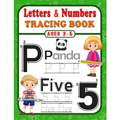 Abbildung von Letter And Number Tracing Book: Ultimate Handwriting Practice Workbook to Trace Lines , Letters (Uppercase a Z, Lowercase z) &amp; Numbers (0 20) for kids Ages 3 5