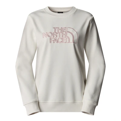 Abbildung von The North Face DREW PEAK Light CREW Sweatshirt, Damen, Größe: 32, White dune/metal pink