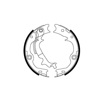 Abbildung von TRW GS8817 Handbremsbeläge HYUNDAI: ix35, KIA: Sportage III, II