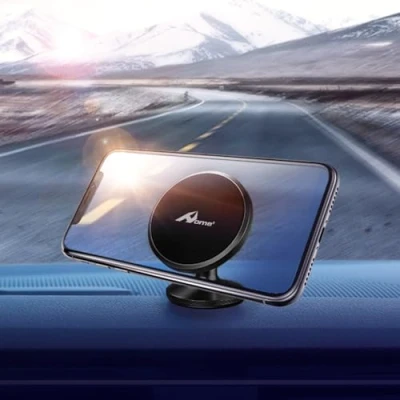Abbildung von Home Handyhalterung Auto Magnet, Handyhalter fürs 360 Verstellbare Magnetische Smartphone Halterung KFZ Armaturenbretthalterung kompatibel für iPhone, Samsung, Huawei usw.