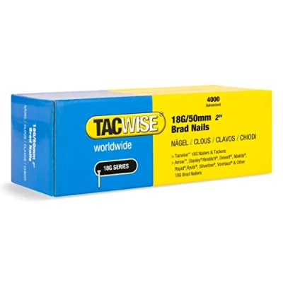 Abbildung von TACWISE 1715 Stauchkopfnägel Brad Typ 18G / 50 mm, verzinkt, Silberfarbig, 50mm