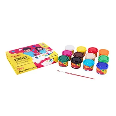 Abbildung von Jovi Premium Gouache Tempera Paints 12x35ml + Brush