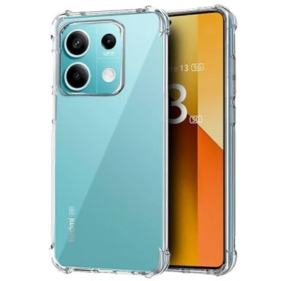 Abbildung von Cool Schutzhülle für Xiaomi Redmi Note 13 5G, stoßfest, transparent
