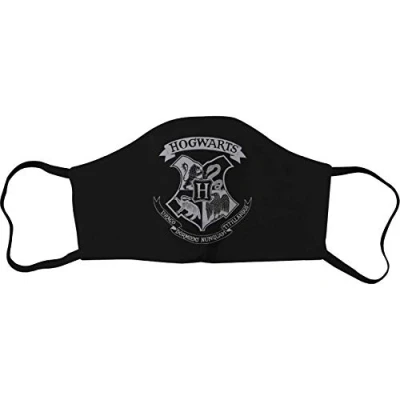 Abbildung von HARRY POTTER Unisex ACHAPOMMS047_A Mund Nasen Maske, Schwarz, 1 Stück (1er Pack)