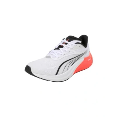 Abbildung von Puma Electrify Nitro Laufschuh Straße, Herren, Größe: 45, White/glowing red/black Schuhe